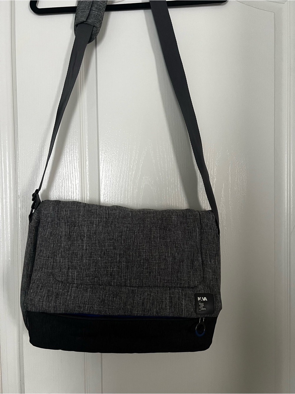 Gray & Black Messenger Bag - Durable Everyday Carry